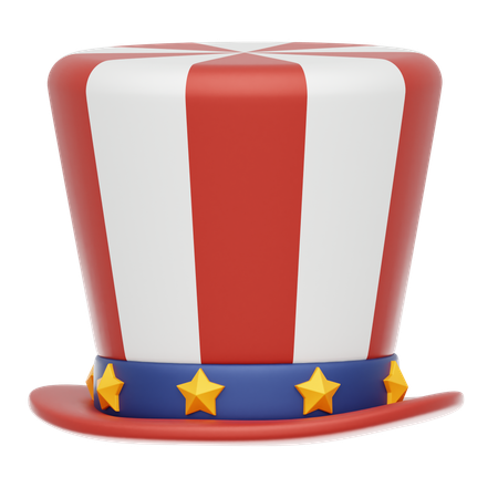 Sombrero americano  3D Icon