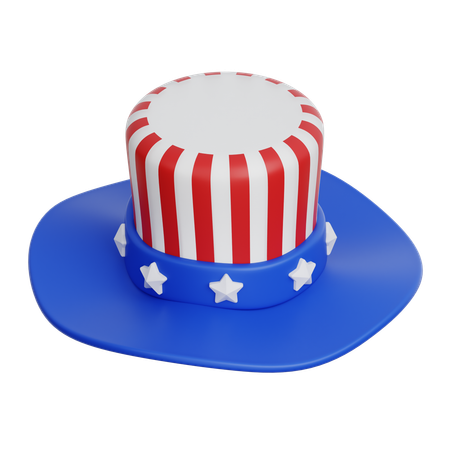 Sombrero americano  3D Icon