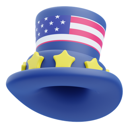 Sombrero americano  3D Icon