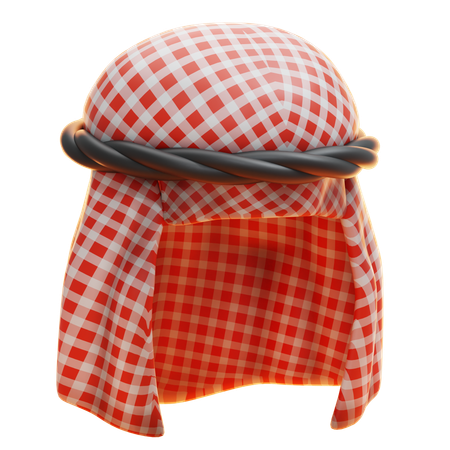 Sombrero arabe  3D Icon