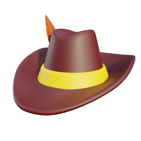 Sombrero bávaro  3D Icon