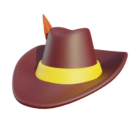 Sombrero bávaro  3D Icon