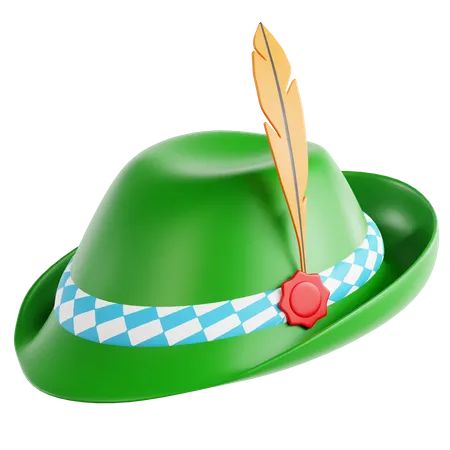 Sombrero bávaro  3D Icon