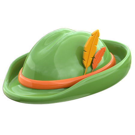 Sombrero bávaro  3D Icon