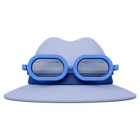 Sombrero casual  3D Icon