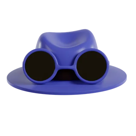 Sombrero casual  3D Icon