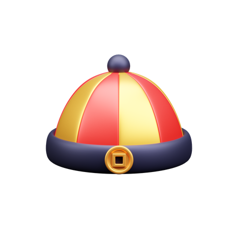 Sombrero chino  3D Icon