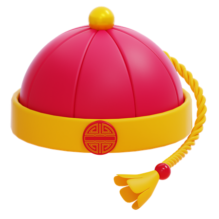Sombrero chino  3D Icon