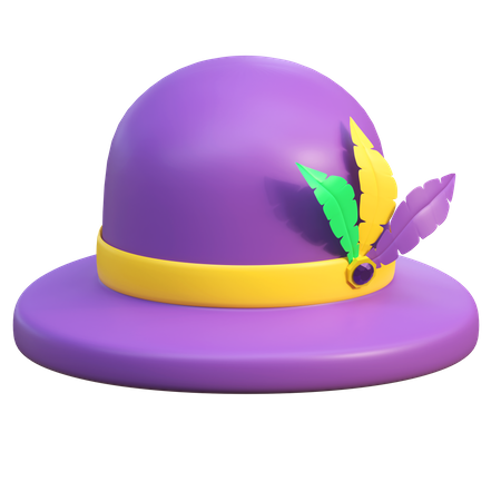 Sombrero clásico  3D Icon