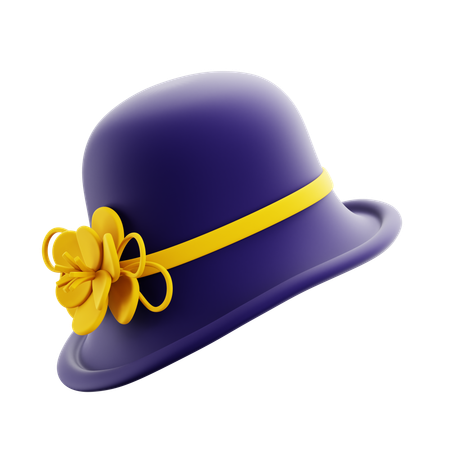 Sombrero campana  3D Icon