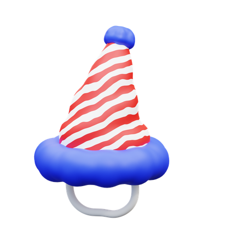 Sombrero de cono de fiesta  3D Icon