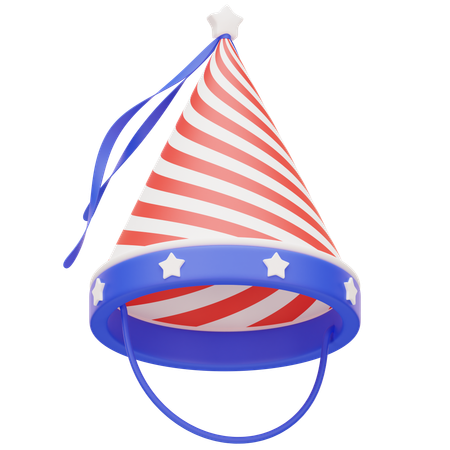 Sombrero de cono de fiesta  3D Icon