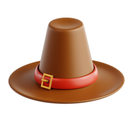 Sombrero de acción de gracias  3D Icon