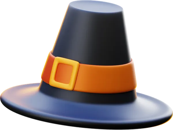 Sombrero de acción de gracias  3D Icon