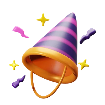 Sombrero de año nuevo  3D Icon