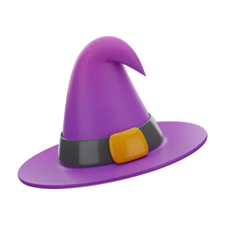 Sombrero de bruja  3D Icon