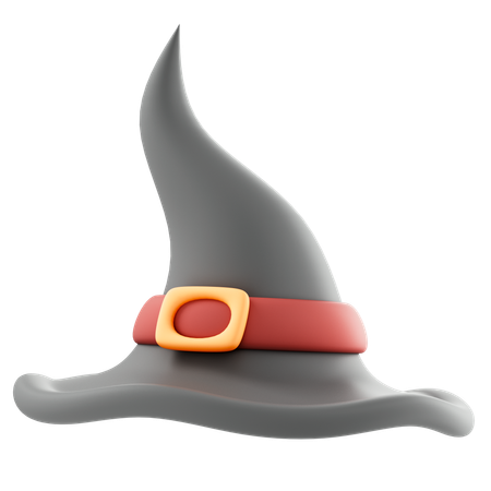 Sombrero de bruja  3D Icon