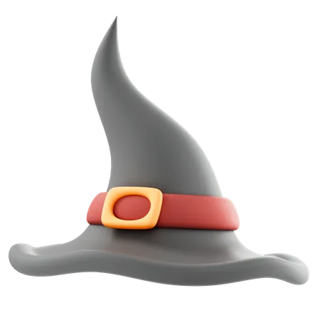 Sombrero de bruja  3D Icon