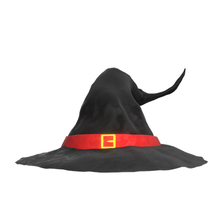 Sombrero de bruja  3D Icon