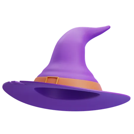 Sombrero de bruja  3D Icon