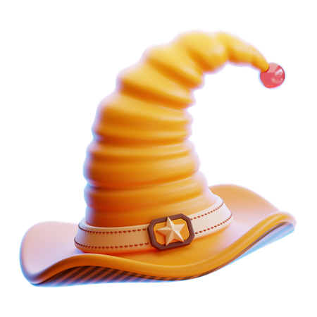 Sombrero de bruja  3D Icon