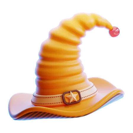 Sombrero de bruja  3D Icon