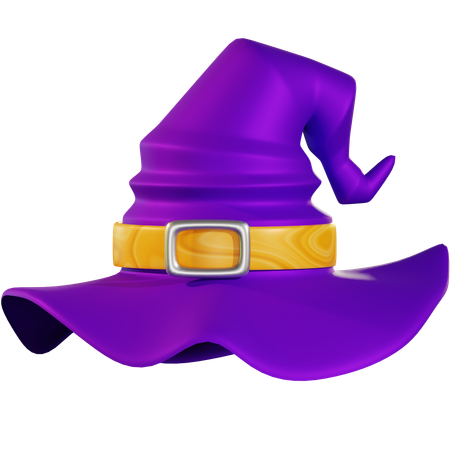 Sombrero de bruja  3D Icon