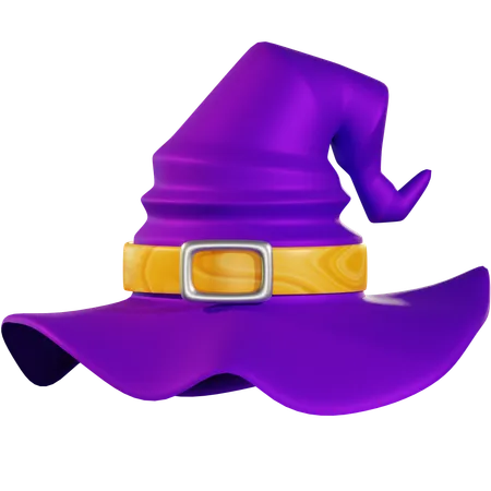 Sombrero de bruja  3D Icon