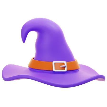 Sombrero de bruja  3D Icon