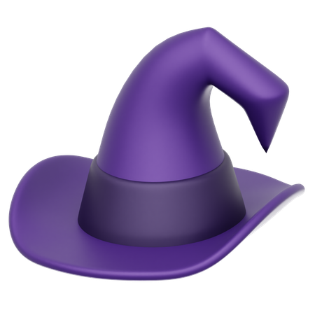 Sombrero de bruja  3D Icon