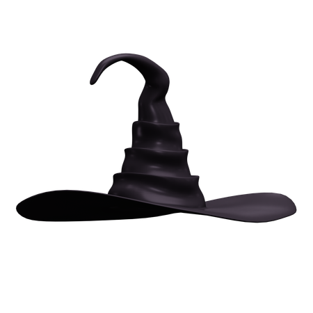 Sombrero de bruja  3D Icon