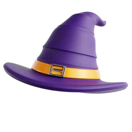 Sombrero de bruja  3D Icon