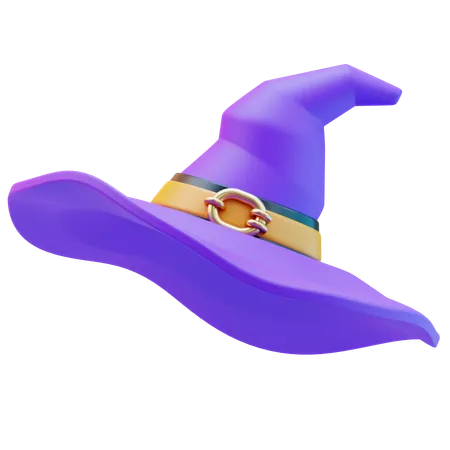 Sombrero de bruja  3D Icon