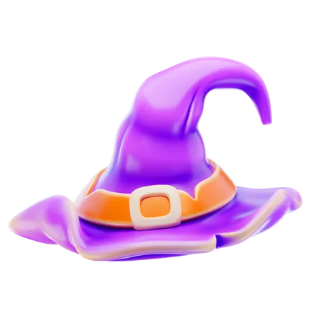 Sombrero de bruja  3D Icon