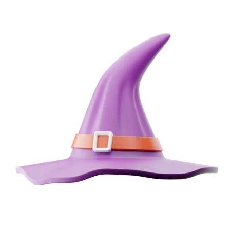 Sombrero de bruja  3D Icon