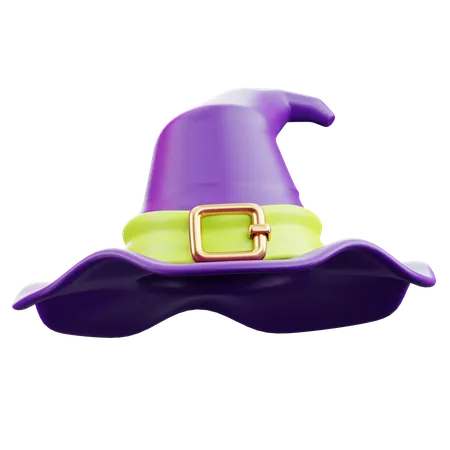 Sombrero de bruja  3D Icon