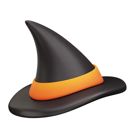 Sombrero de bruja  3D Icon