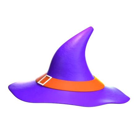 Sombrero de bruja  3D Icon