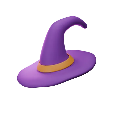 Sombrero de bruja  3D Icon