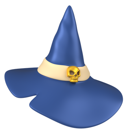 Sombrero de bruja  3D Icon