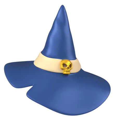 Sombrero de bruja  3D Icon