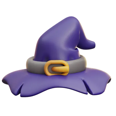 Sombrero de bruja  3D Icon