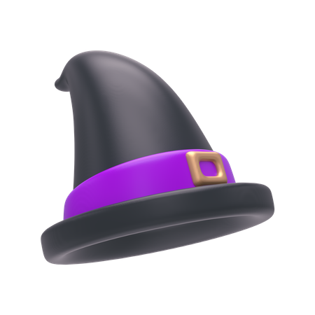 Sombrero de bruja  3D Illustration