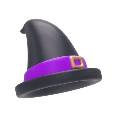 Sombrero de bruja  3D Illustration