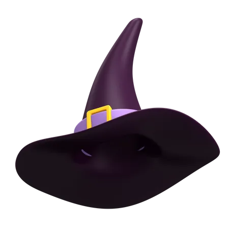 Sombrero de bruja  3D Illustration