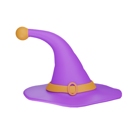 Sombrero de bruja  3D Illustration