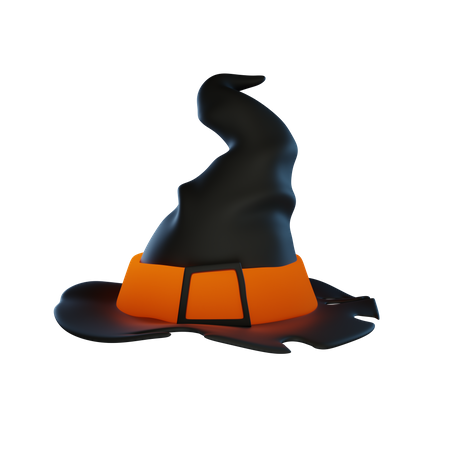 Sombrero de bruja  3D Illustration