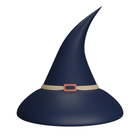 Sombrero de bruja  3D Icon