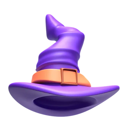 Sombrero de bruja  3D Icon