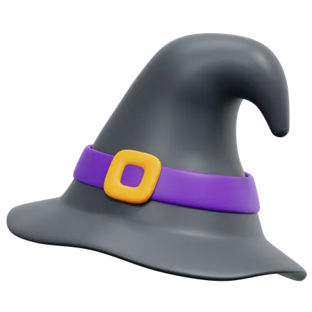 Sombrero de bruja  3D Icon